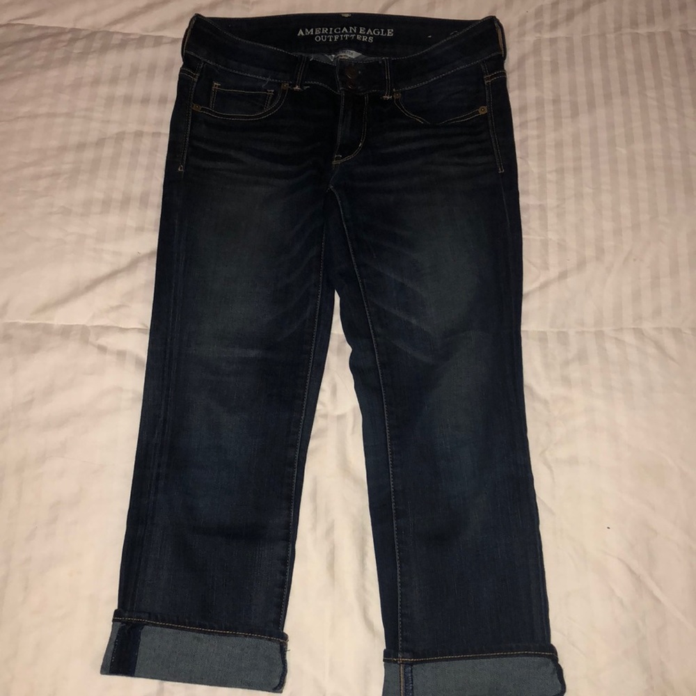 Size 4 American Eagle Artist Crop Jeans